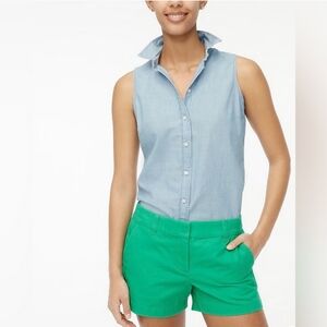 J. Crew Chino Shorts Kelly Green 12
